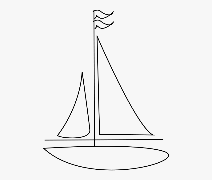 Sailboat - Sail, Transparent Clipart