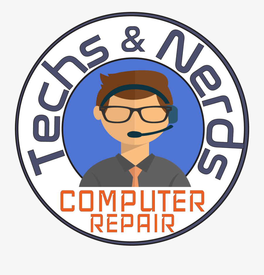 Pc Clipart Computer Nerd - Computer Technician Free Clipart, Transparent Clipart