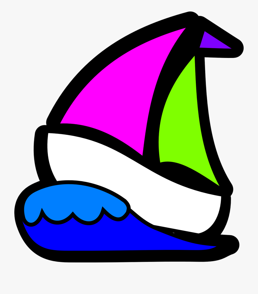 Sail Boat Clip Art, Transparent Clipart