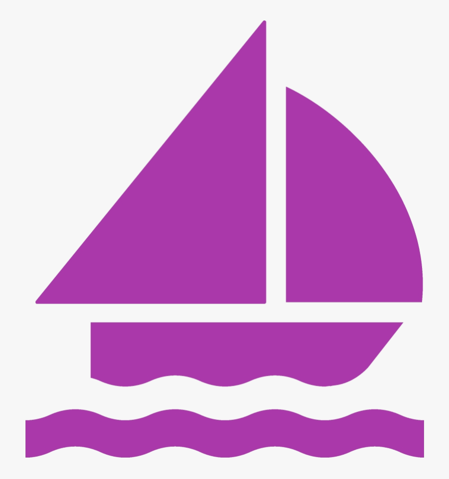 Sailboat Purple Clipart Free Images Transparent Png - Segeln Clipart, Transparent Clipart