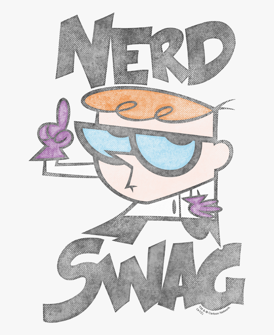 Dexters Laboratory Nerd Swag Mens Heather Png Download - Dexter's Laboratory, Transparent Clipart
