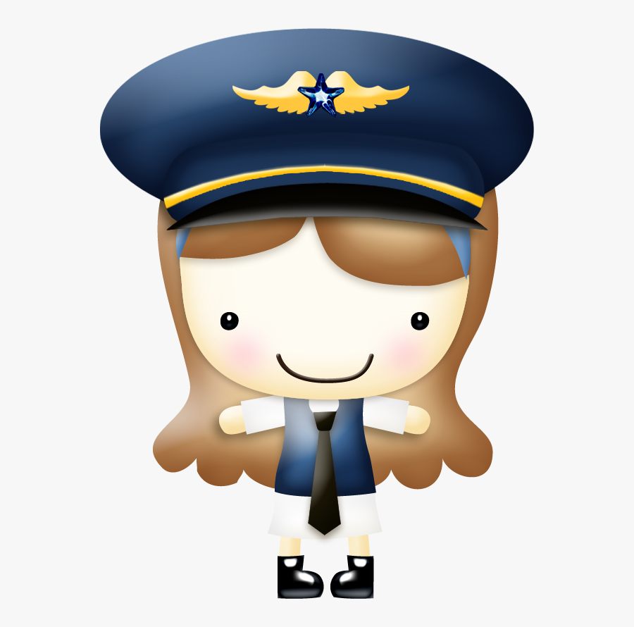 Girl Pilot Clipart, Transparent Clipart