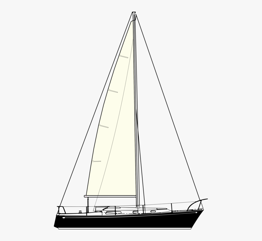 Lugger,baltimore Clipper,cat Ketch - Sail, Transparent Clipart