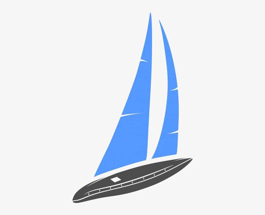 Clip Art Sail Boat Vector Logo - Sail, Transparent Clipart