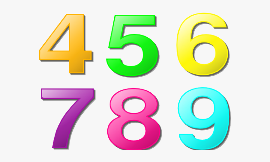 Numbers Clip Art, Transparent Clipart