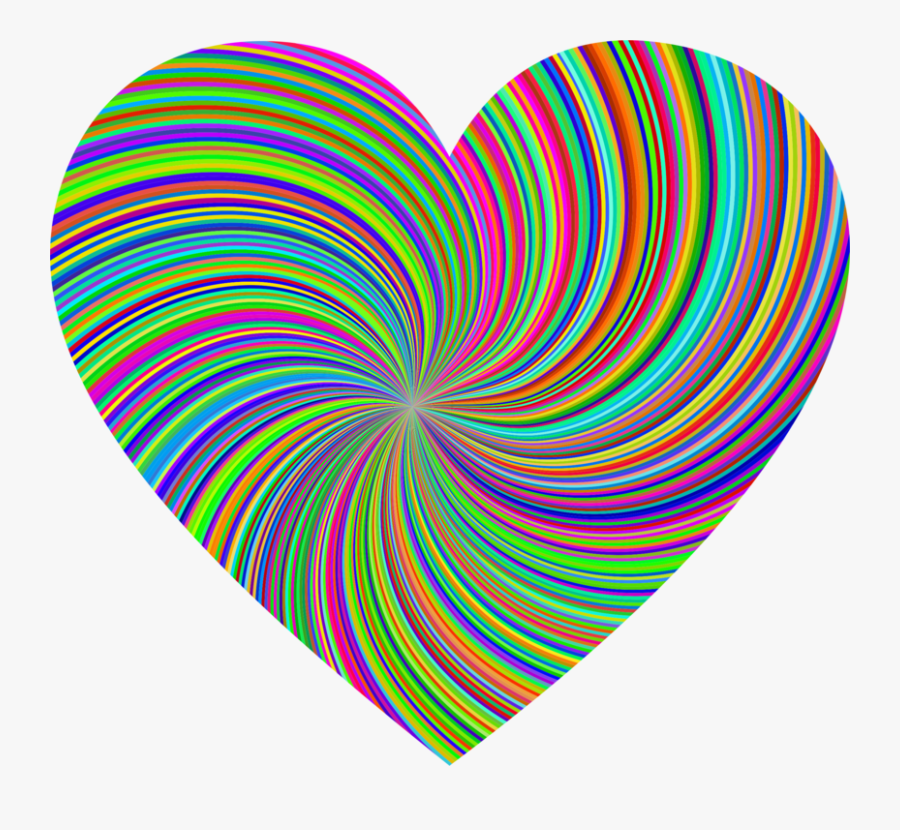 Sixties Heart - 1960's Symbols, Transparent Clipart