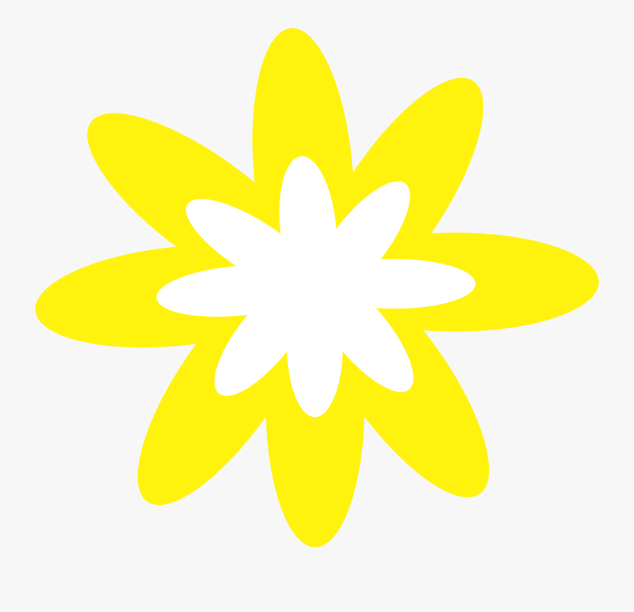 Clipart - Yellow Flowers Clipart Png, Transparent Clipart