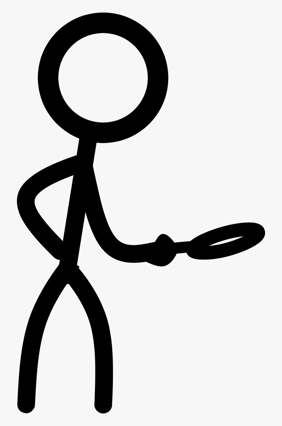 Free Clip Desktop Backgrounds - Inspector Stick Man, Transparent Clipart