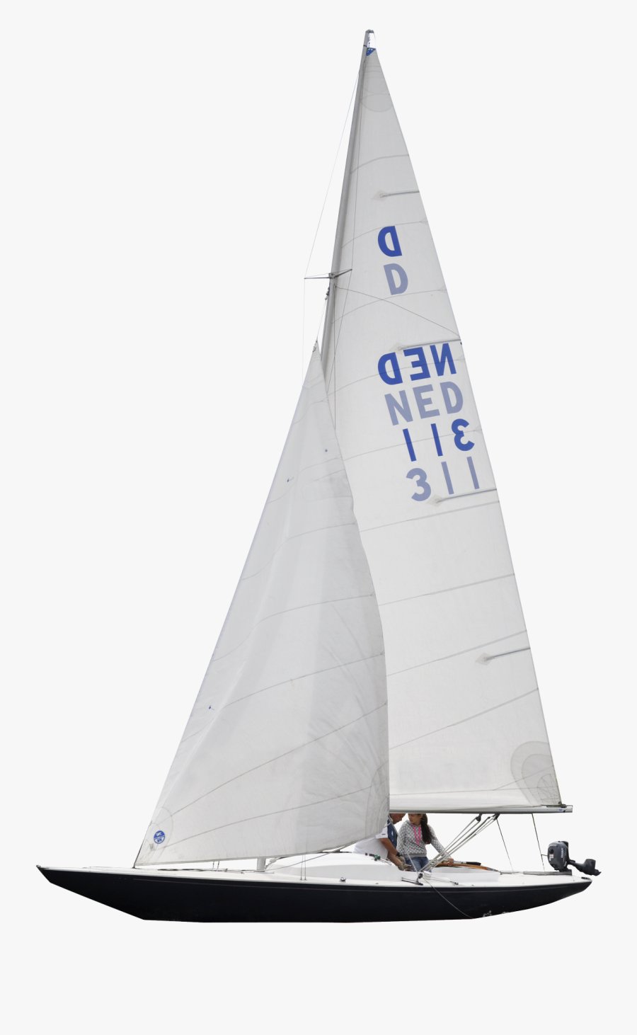 Vector Transparent Yacht Clipart Sailing - Sailboat Png, Transparent Clipart