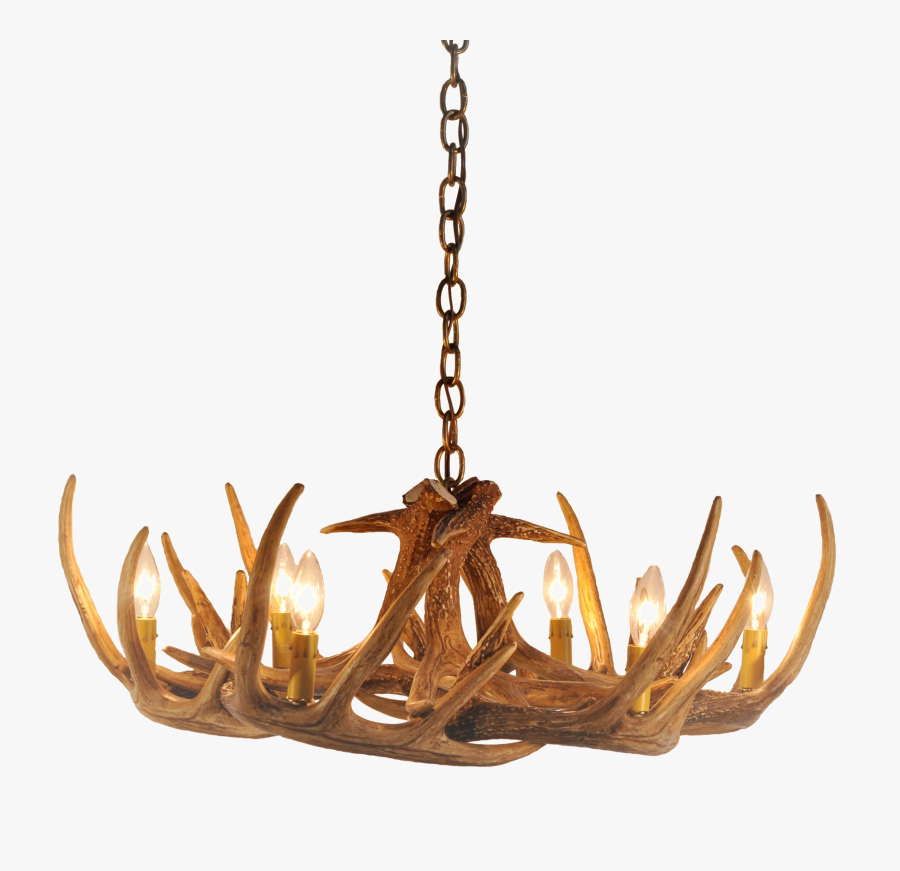 Chandelier Png Free Download - Antler, Transparent Clipart