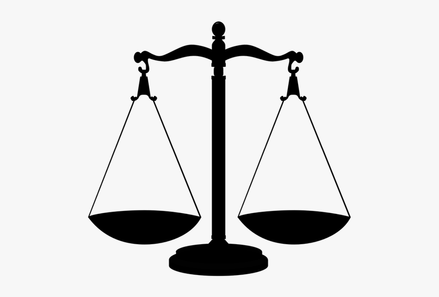 Scales Of Justice, Transparent Clipart