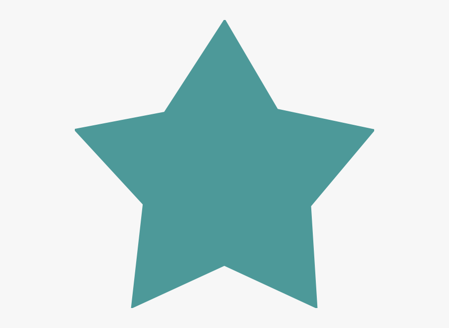 Yellow Sunburst Background - Clip Art Star Teal, Transparent Clipart