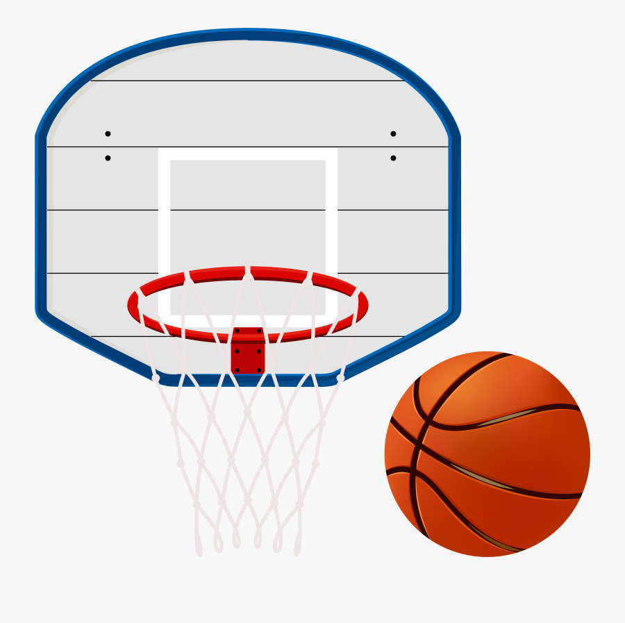 Basketball Hoop Clip Art Image, Transparent Clipart