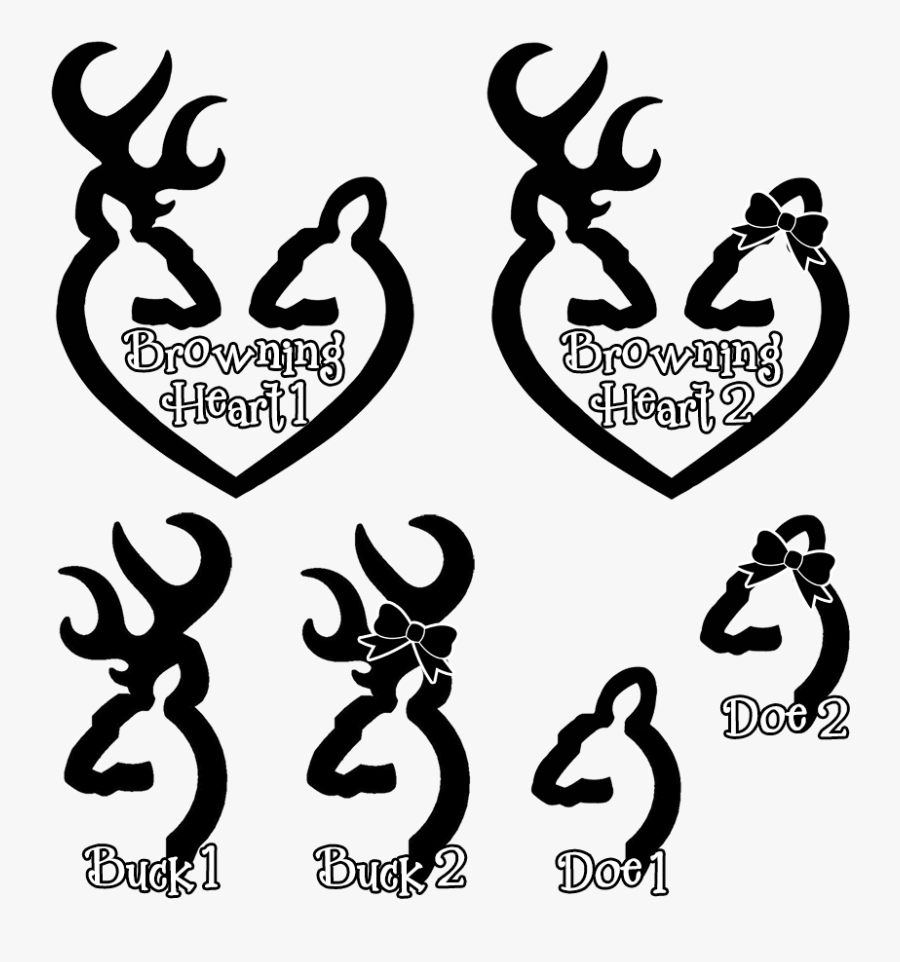 Simple Deer Head Tattoos, Transparent Clipart