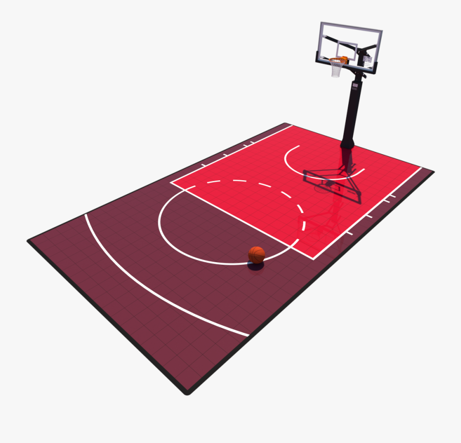 Nba Key Basketball Court Kit - Basketball Key, Transparent Clipart