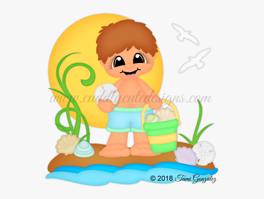 Seashell Clipart Boy, Transparent Clipart