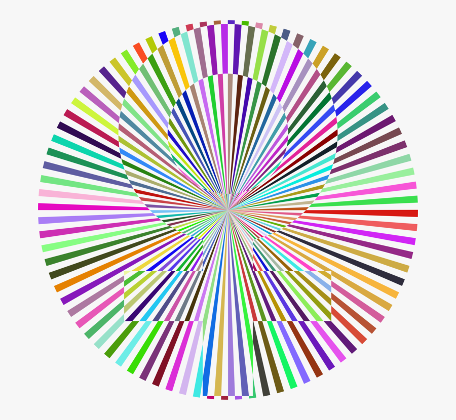 Line,circle,siemens Star - Flower Of Life Optical Illusions, Transparent Clipart