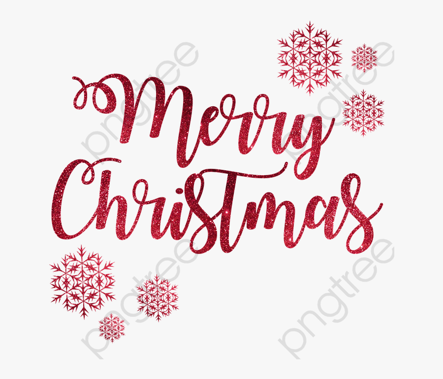 Christmas Art Word - Christmas Day, Transparent Clipart