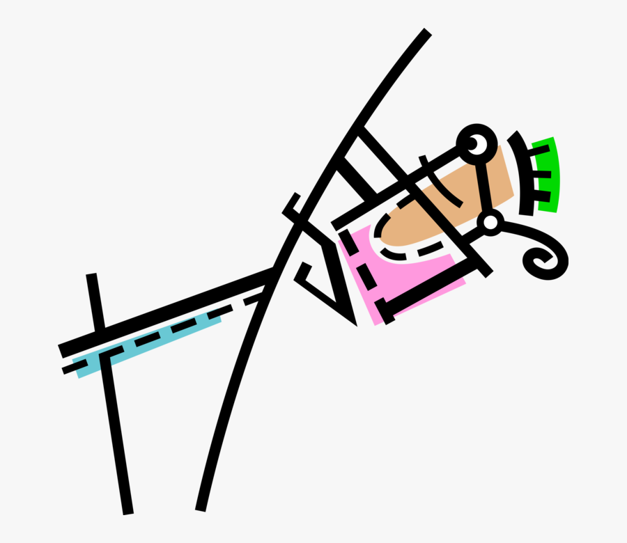 Vector Illustration Of Track And Field Athletic Sport, Transparent Clipart