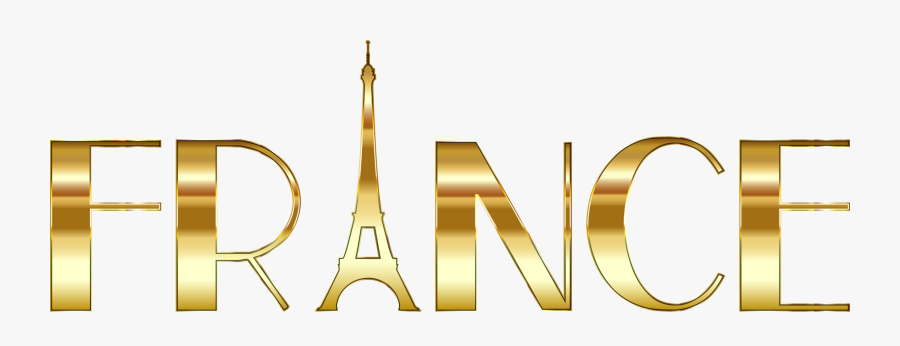 Gold,text,brand - Word French, Transparent Clipart