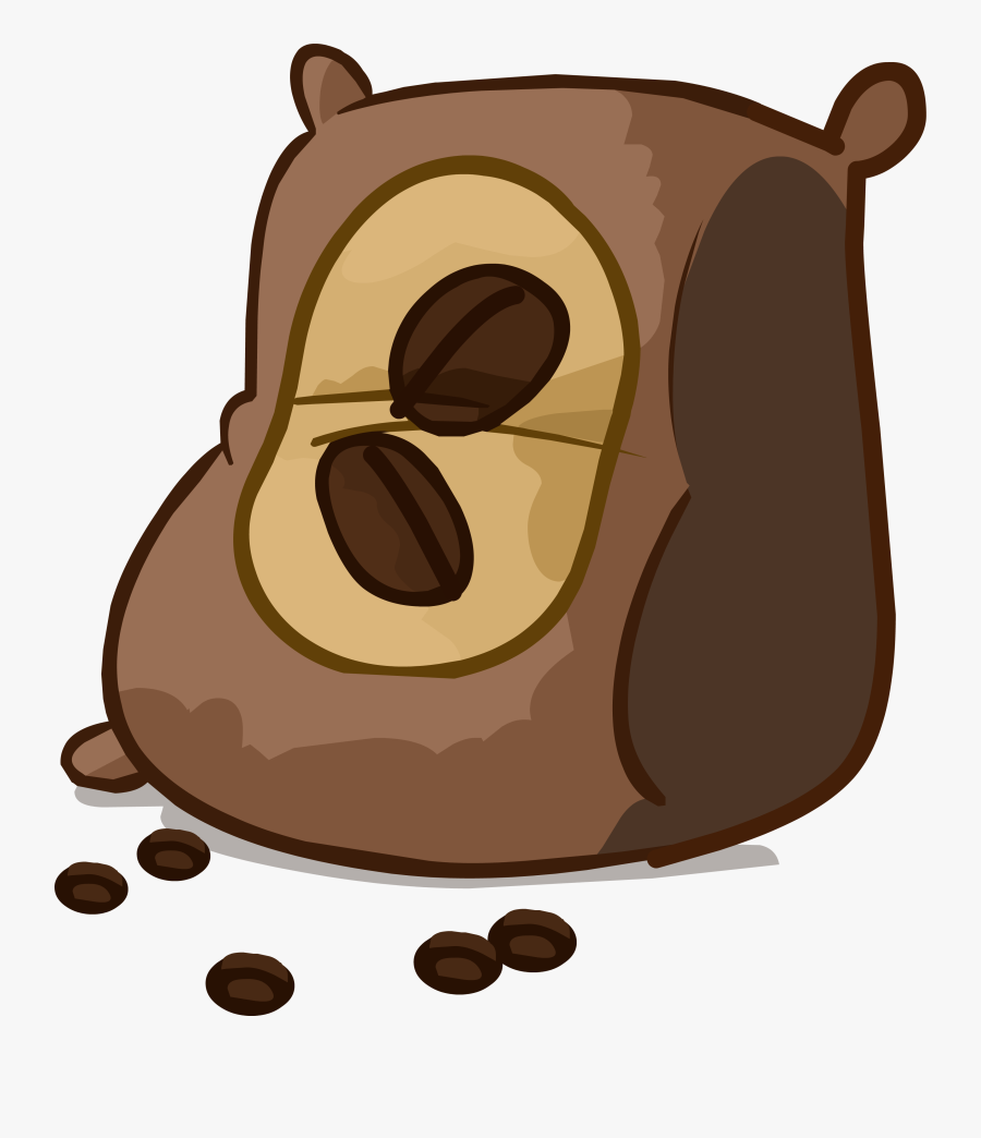 Bag Of Coffee - Coffee Beans Bag Clipart, Transparent Clipart