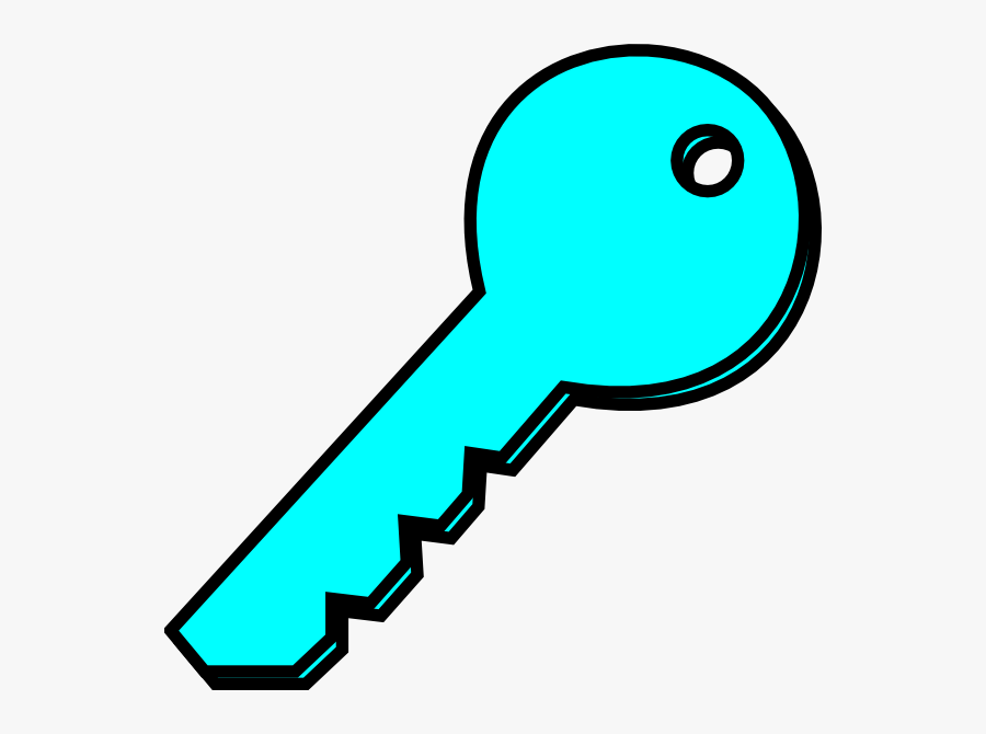Turquoise Clip Art At - Key Clip Art, Transparent Clipart