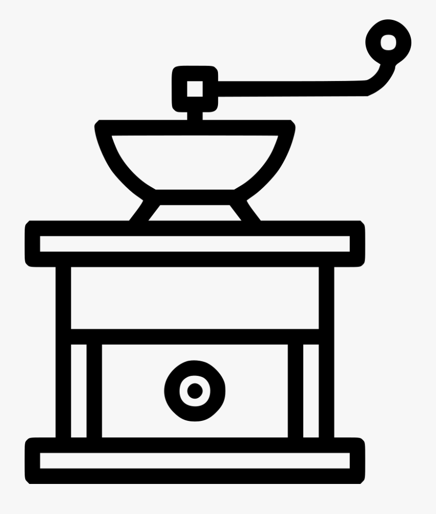 Coffee Beans Grain Mill Appliance Utility Svg Png Icon - Icon Png Coffee Grind, Transparent Clipart