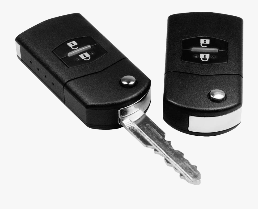 Control Remote Keys Car Transponder Black Key Clipart - Llaves De Carro Con Chip, Transparent Clipart