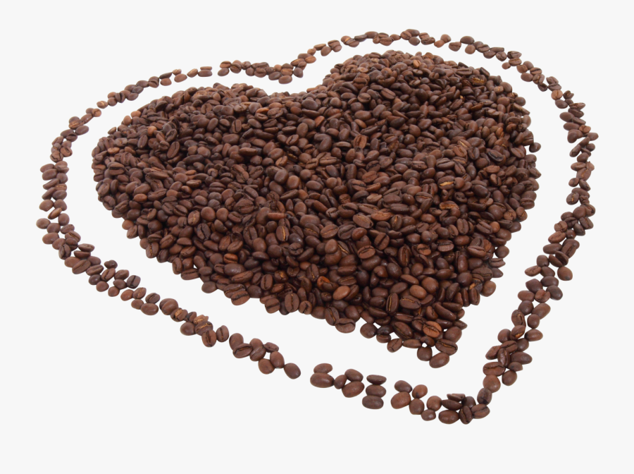 Transparent Love Shape Clipart - Love Of Coffee Beans, Transparent Clipart