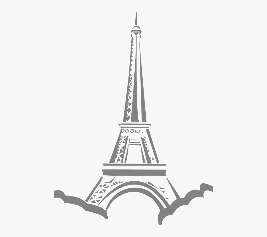 Eiffel Tower Paris Cartoon, Transparent Clipart