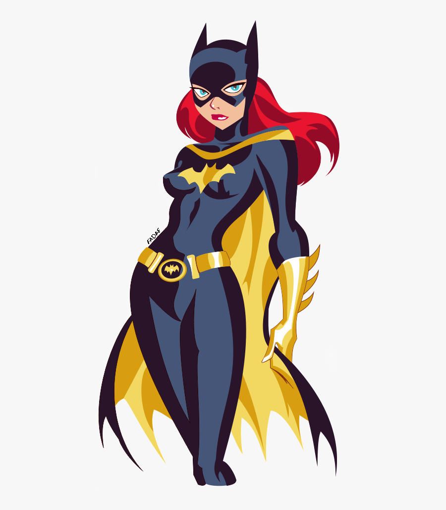 Batgirl Bruce Timm, Transparent Clipart