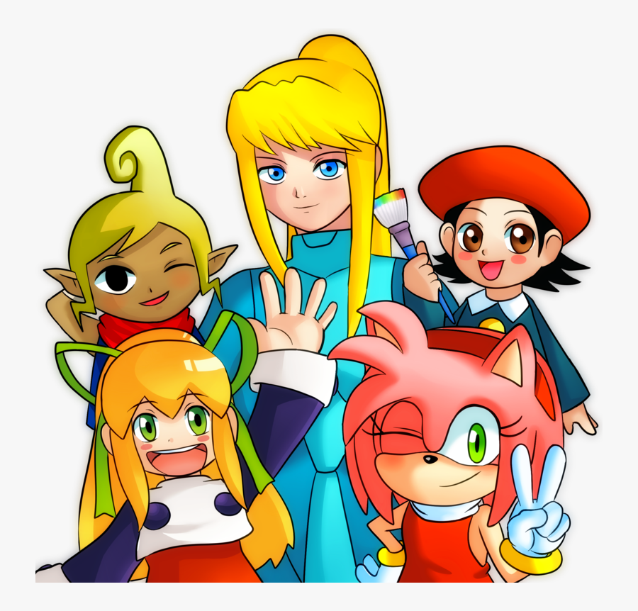 Girls Party By Chelostracks - Cartoon, Transparent Clipart