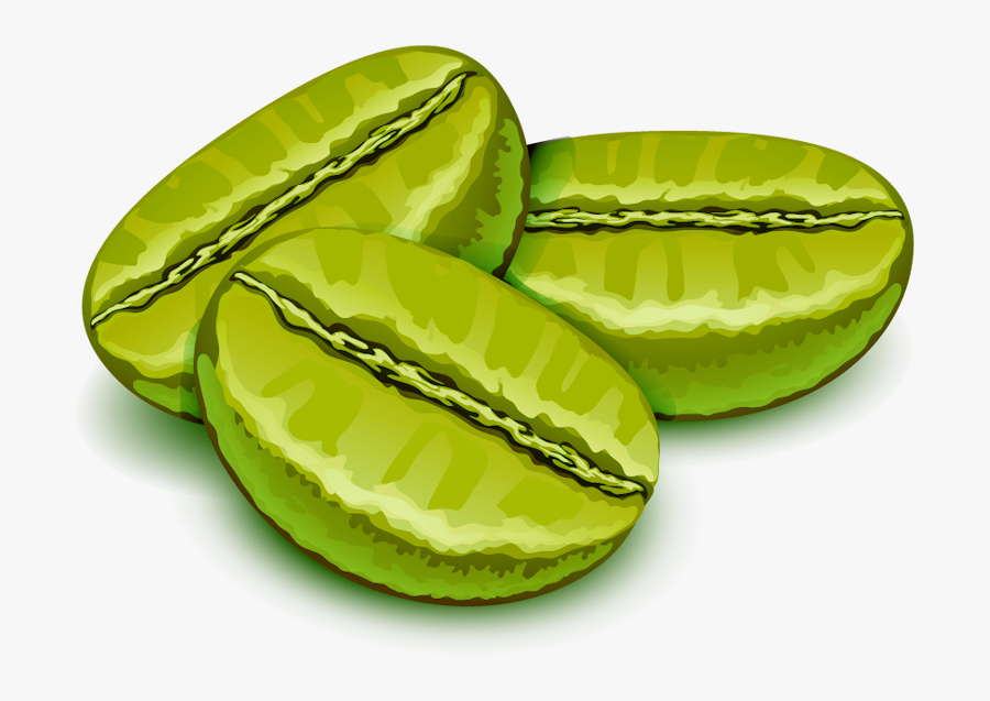 Green Coffee Beans Png, Transparent Clipart