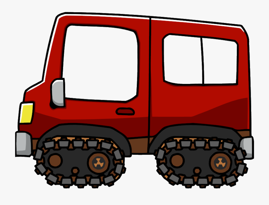 Transparent Charter Bus Clipart - Scribblenauts Unlimited Snow Vehicle, Transparent Clipart