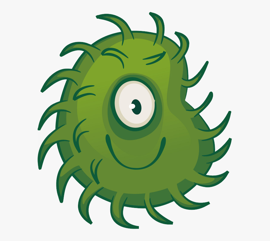 Virus Png - Bacteria Cartoon No Background, Transparent Clipart
