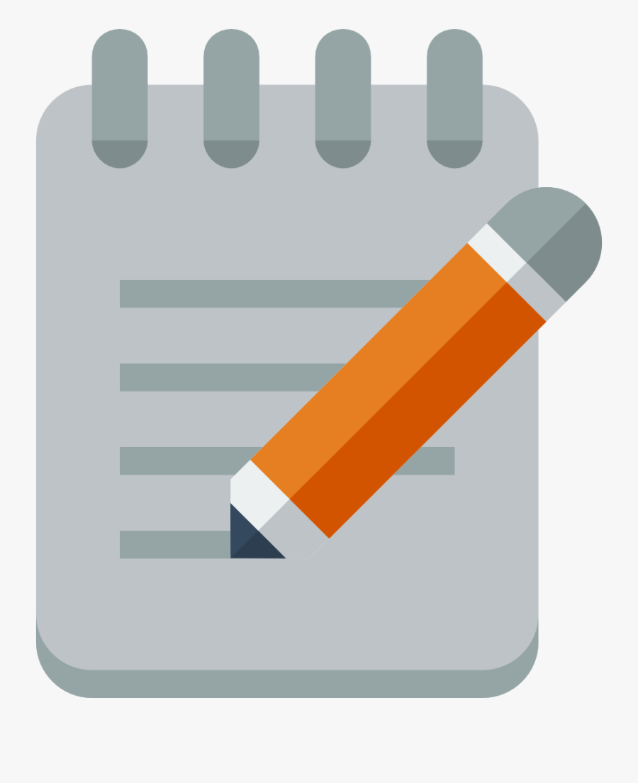 Notepad Icon, Transparent Clipart
