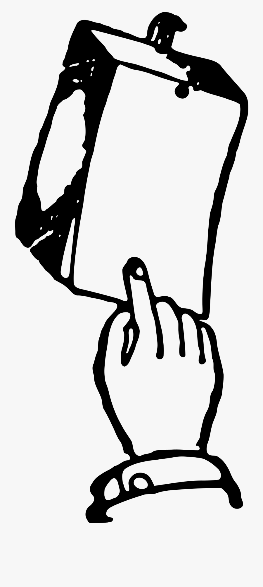 Transparent Hand Pointing Png - Clip Art, Transparent Clipart