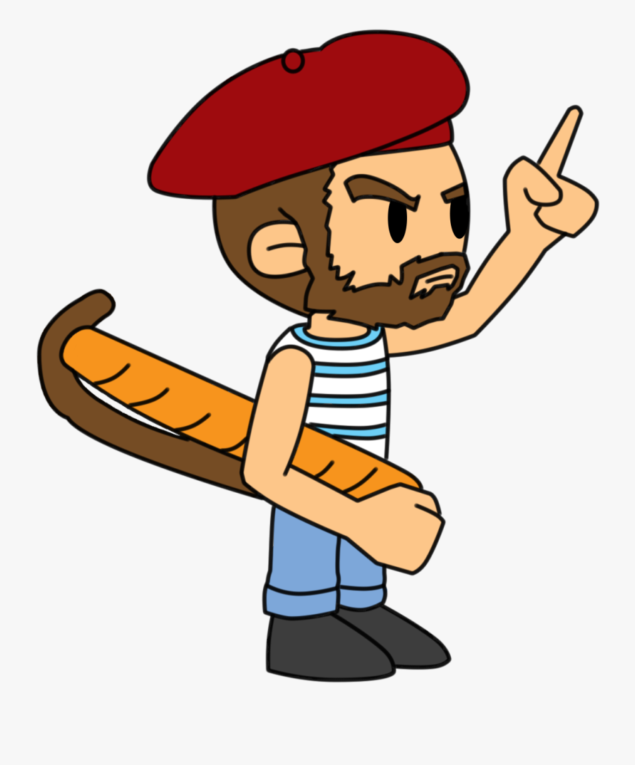 Sterotype Of The French Guy / Stéréotype Clipart , - French Guy Png, Transparent Clipart