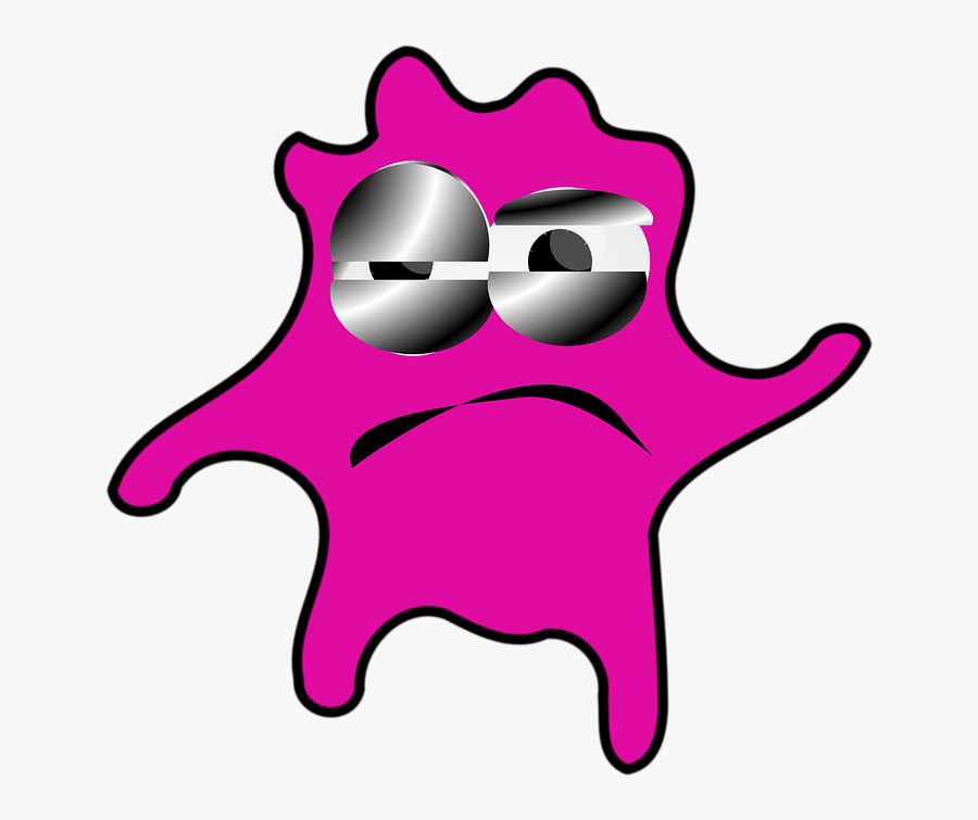 Microscope Clipart Bacteria Virus - Germs Clipart Transparent Background, Transparent Clipart