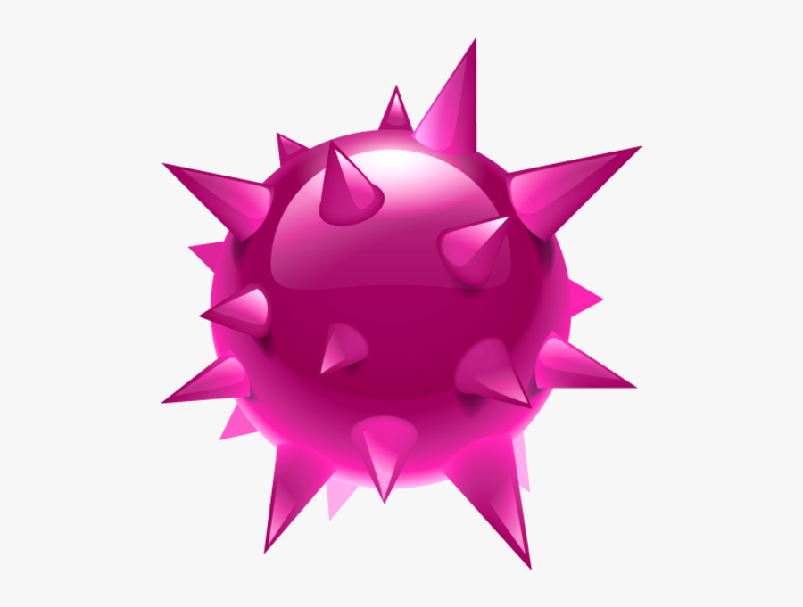 Virus Icon, Transparent Clipart
