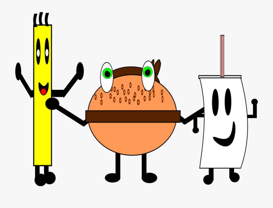 French Computer Cliparts - Hamburger, Transparent Clipart