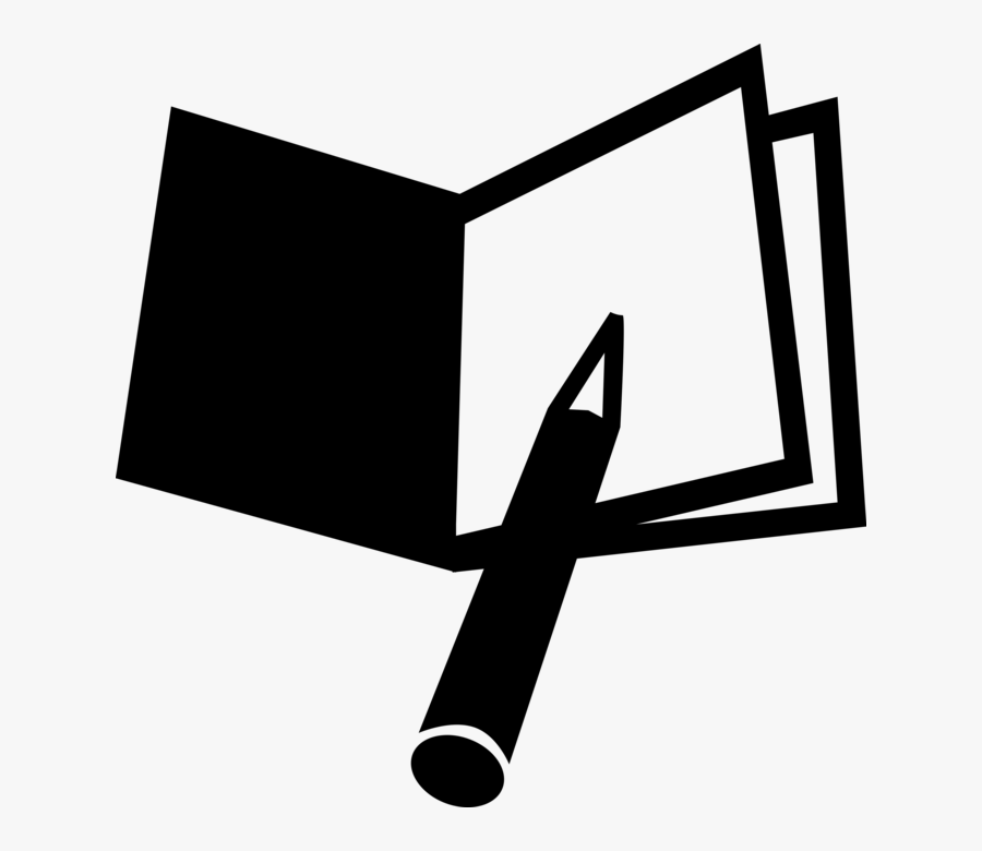 Vector Illustration Of Notepad, Notebook Or Writing, Transparent Clipart