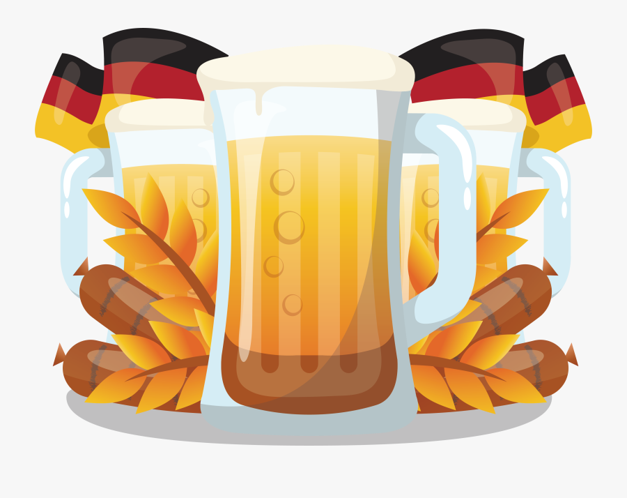 Transparent Beer Vector Png - Transparent Oktoberfest Beer Png, Transparent Clipart