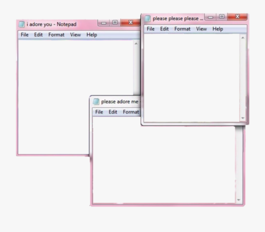 #notepad #windows #computer #computeraesthetic #aesthetic - Parallel, Transparent Clipart