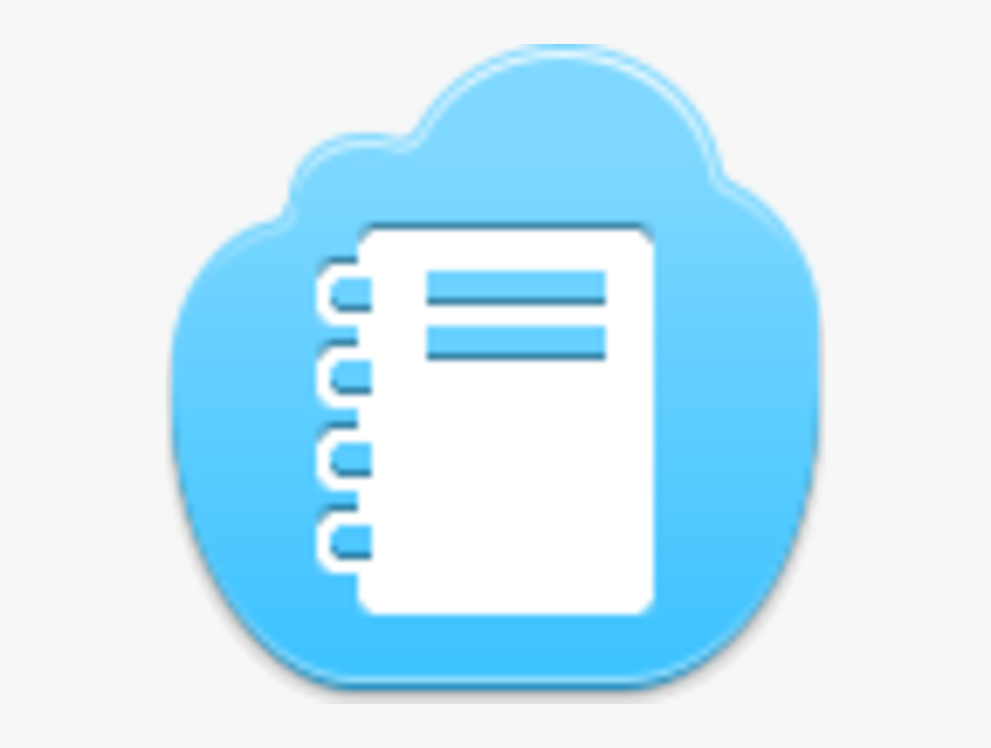 Red Notepad Icon, Transparent Clipart