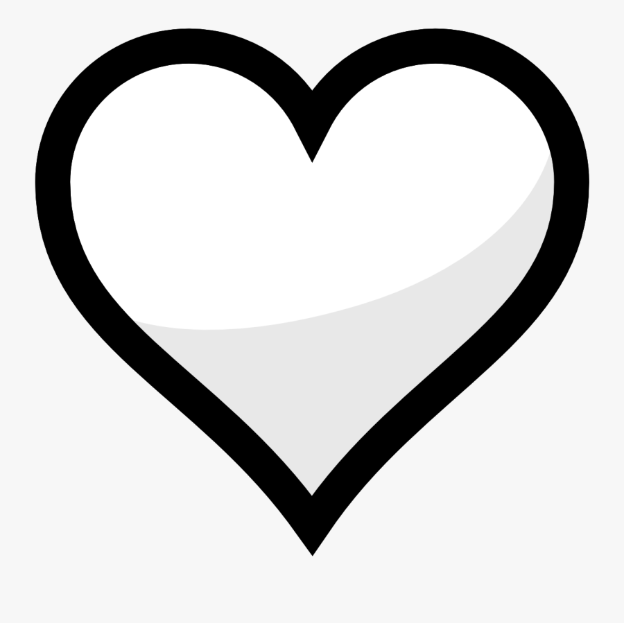 Orange - Heart - Clipart - Heart Emoji Coloring Page, Transparent Clipart