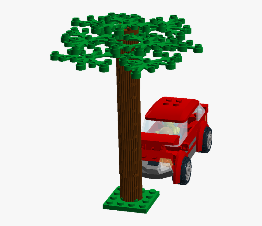 Tree Car Crash Clipart - Construction Set Toy, Transparent Clipart