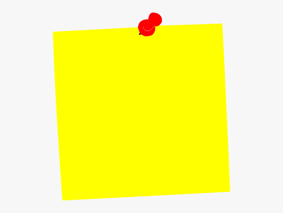 Yellow Post It Clipart Png, Transparent Clipart