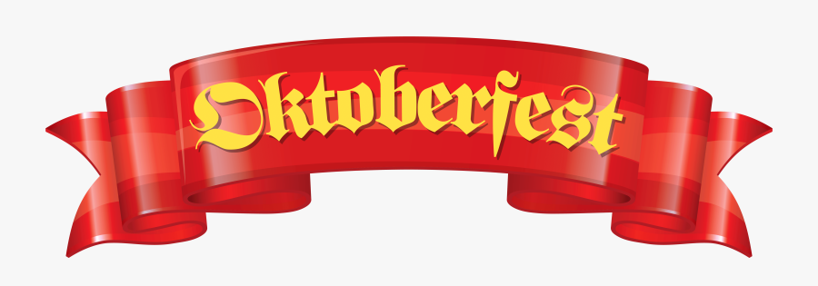 Oktoberfest Red Banner Png Clipart Image - Oktoberfest Banner Png, Transparent Clipart