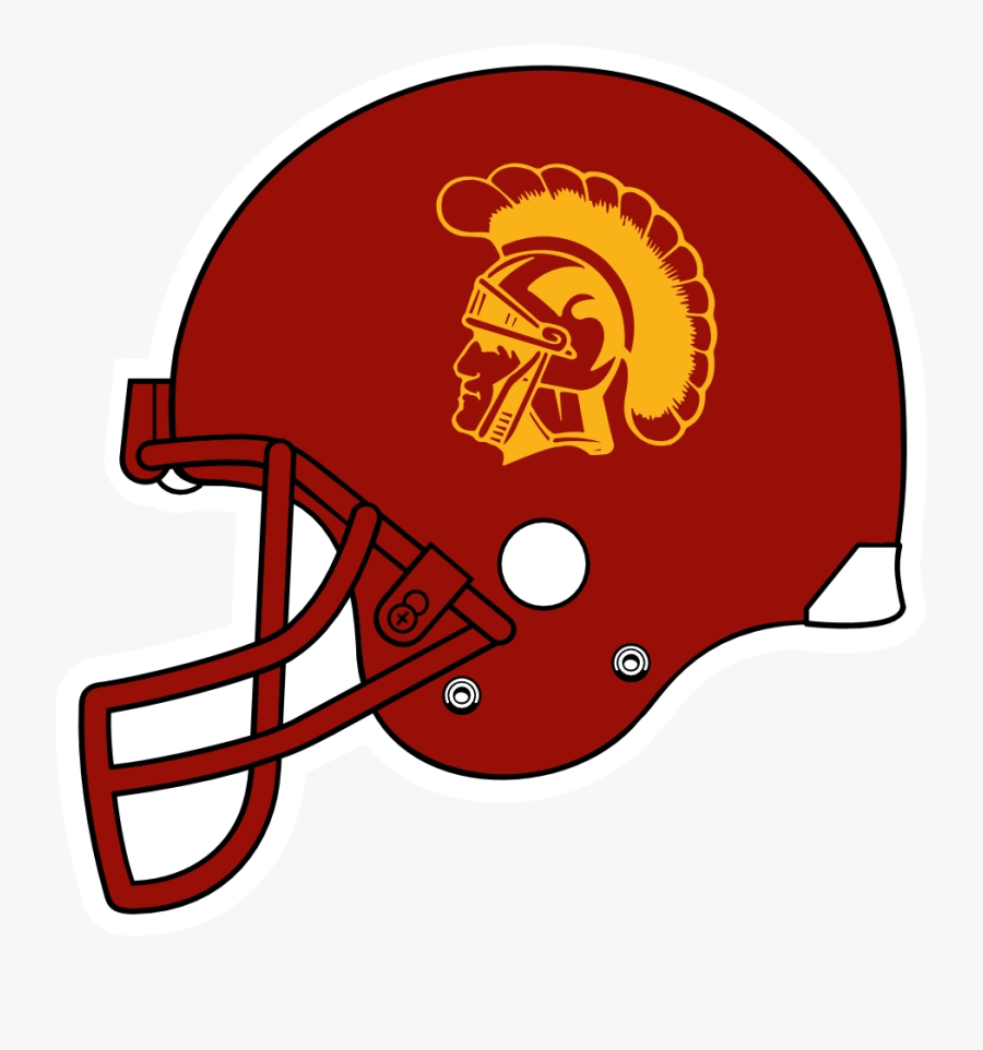 Transparent Usc Football Logo Png - Usc Football Helmet Logo, Transparent Clipart